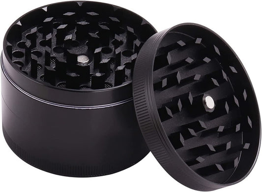 63 mm Metall-Grinder in Schwarz