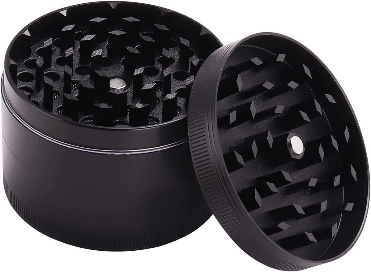 63 mm Metall-Grinder in Schwarz